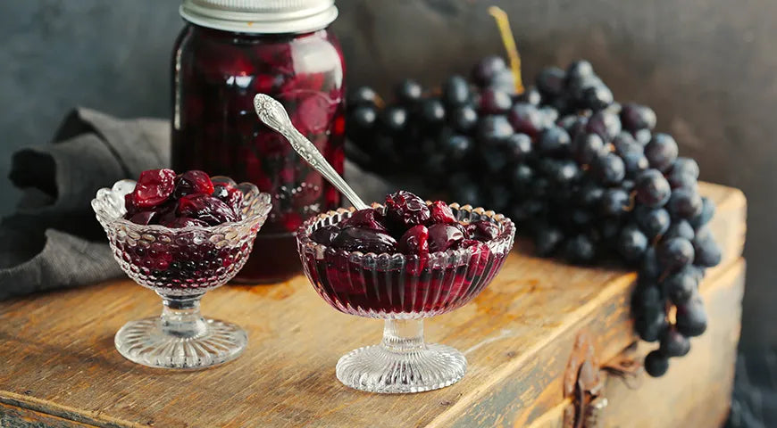 Grape Jam with Seeds: A Rustic Russian Preserve of Isabella and Lydia Grapes - Walfosbrand.com
