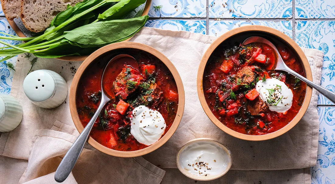 Red Borscht with Sorrel - Walfosbrand.com