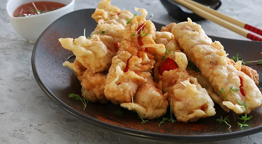 Crispy Crab Stick Fritters in Sour Cream Batter - Walfosbrand.com