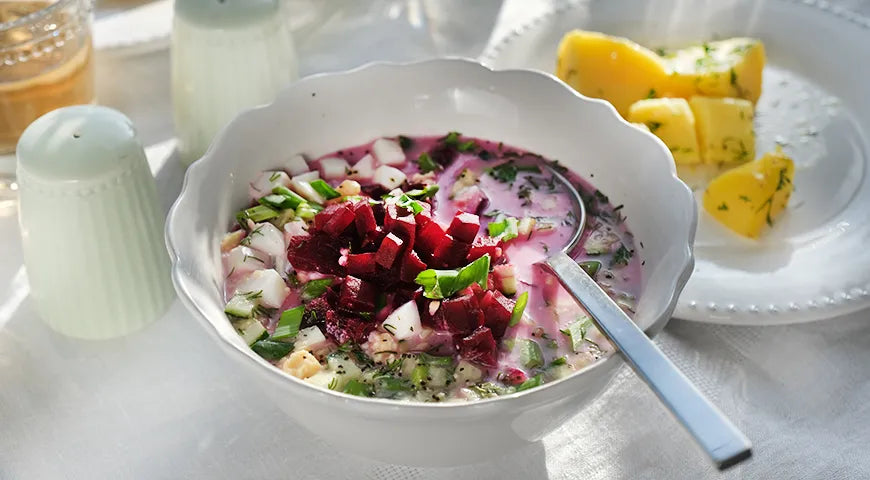 Chilled Beet Soup on Ayran (Svekolnik na Airane) - Walfosbrand.com
