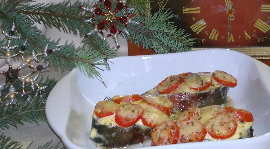 Baked Chum Salmon with Tomatoes - Walfosbrand.com