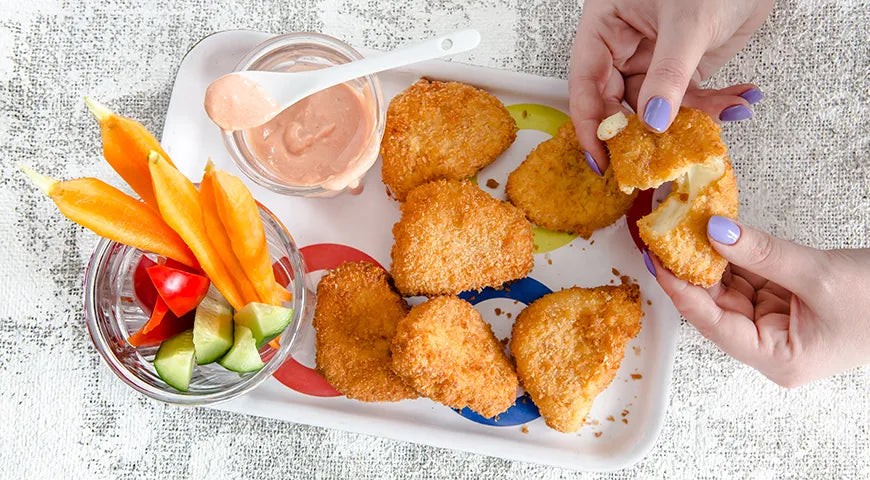 Crunchy Breaded Cheese with Crispy Vegetables - Walfosbrand.com