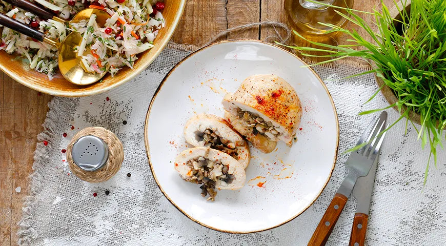 Oven-Baked Chicken Breast with Champignons - Walfosbrand.com