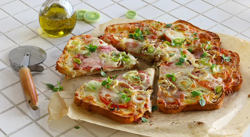 Baguette Pizza in the Oven (Pizza na Batone) - Walfosbrand.com