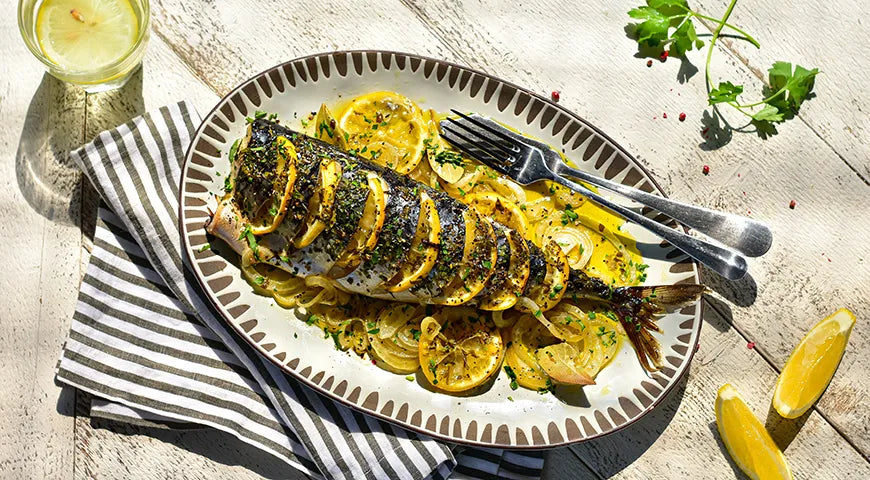 Mackerel Baked in Foil with Lemon - Walfosbrand.com