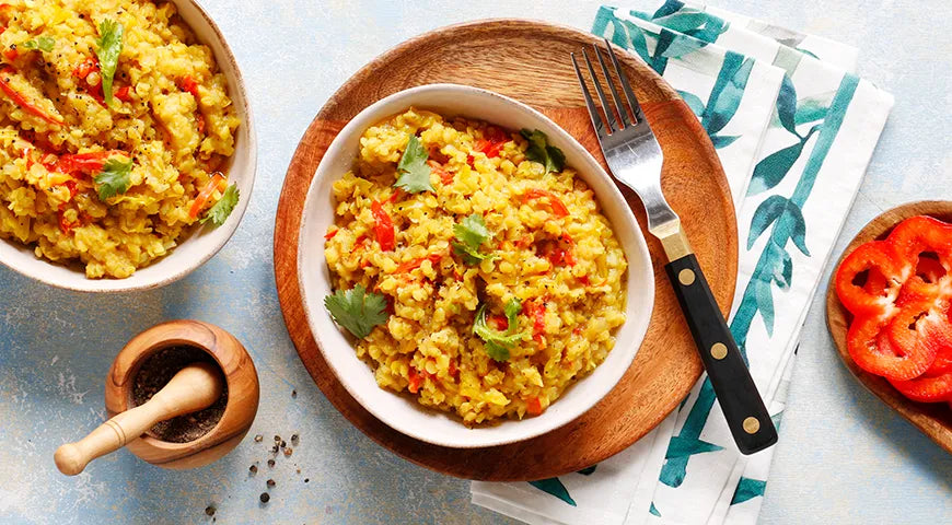 Red Lentils with Sweet Bell Peppers - Walfosbrand.com