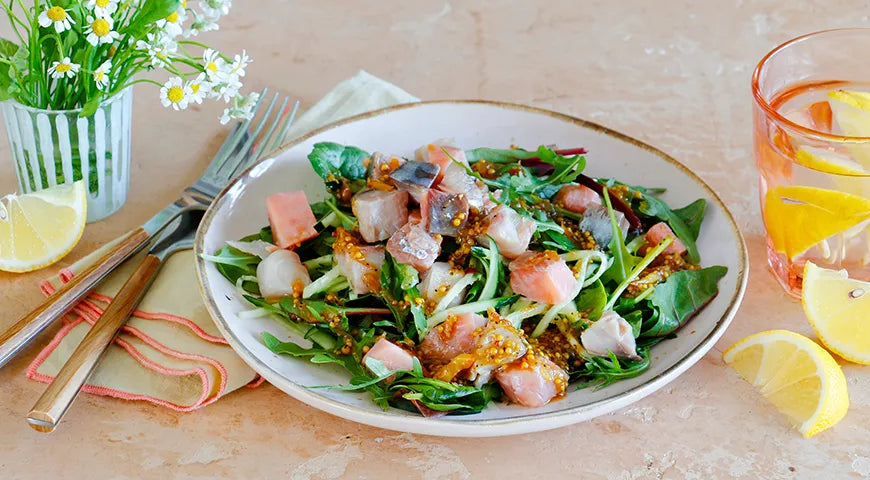 Smoked Fish Salad with Lemon-Herb Vinaigrette - Walfosbrand.com
