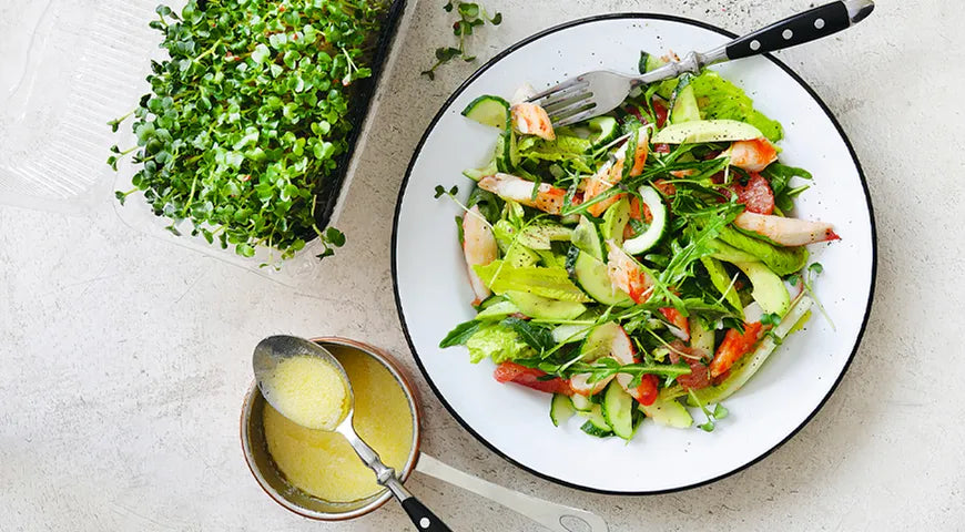 Cucumber, Grapefruit, and Crab Salad - Walfosbrand.com