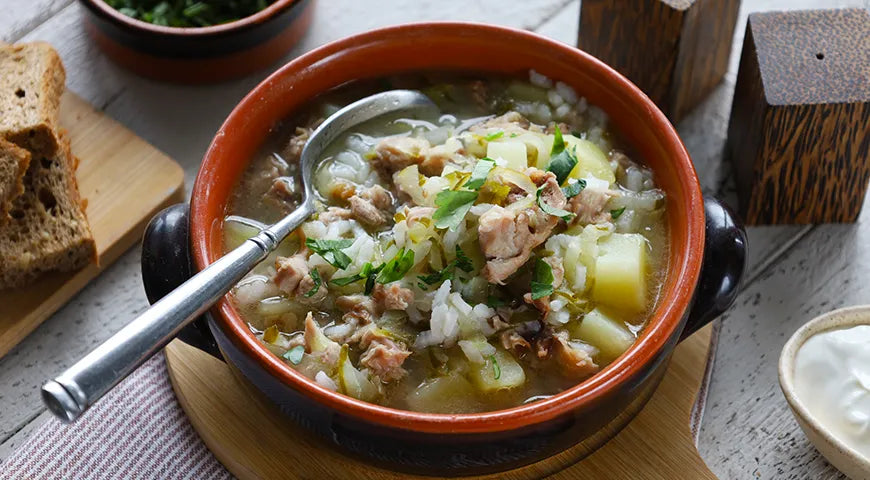 Rassolnik with Pork and Rice - Walfosbrand.com