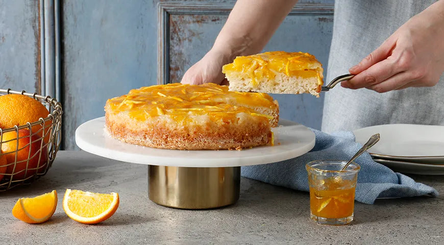 Vegan Orange Upside-Down Cake - Walfosbrand.com