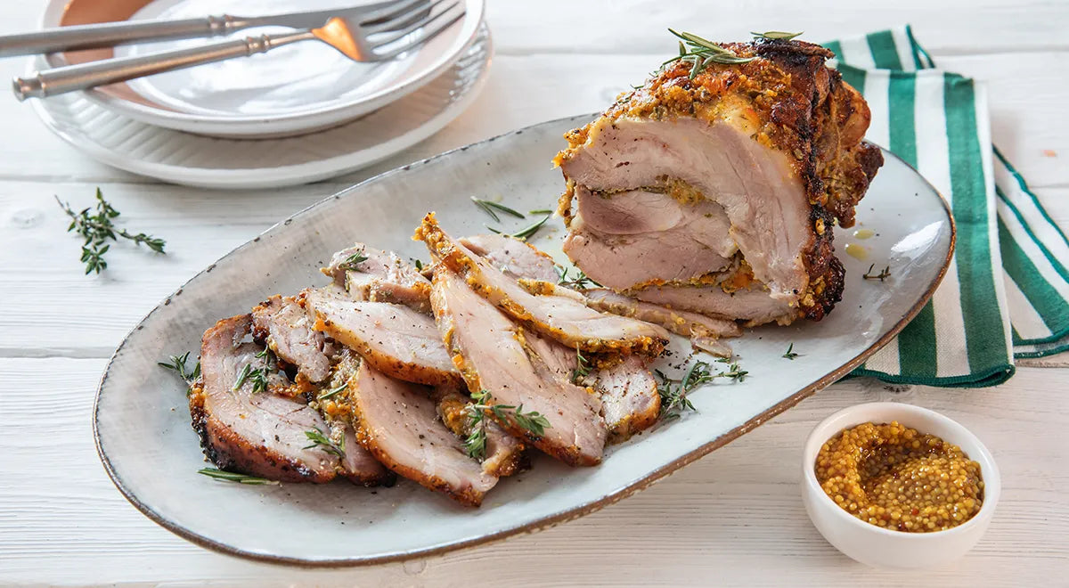 Pork Rostbif Recipe with Apricots and Herbs - Walfosbrand.com