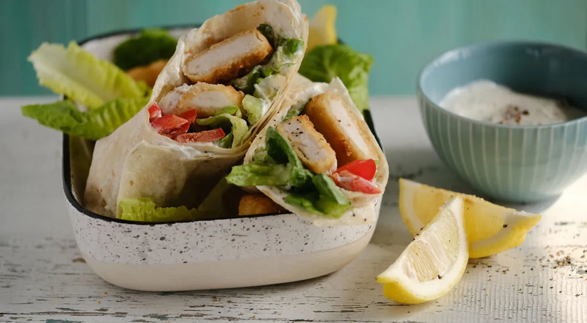 Chicken Nugget Lavash Roll – A Street Food Caesar Salad - Walfosbrand.com