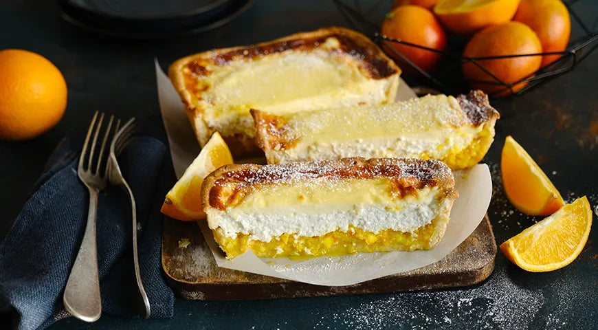 Baked Curd and Orange Pie - Walfosbrand.com