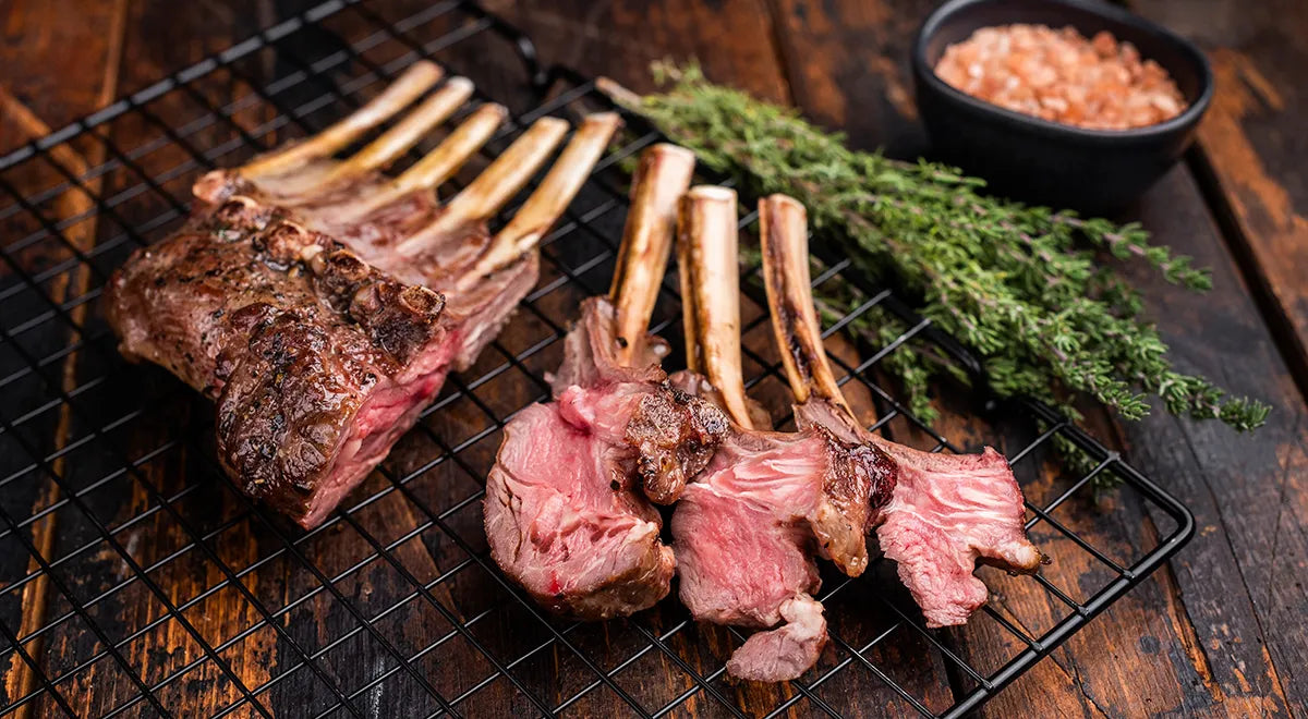 Grilled Lamb Rack Recipe with Provençal Herbs - Walfosbrand.com