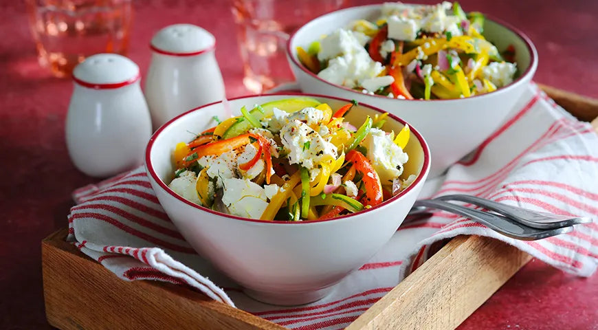 Roasted Sweet Pepper Salad with Bryndza - Walfosbrand.com