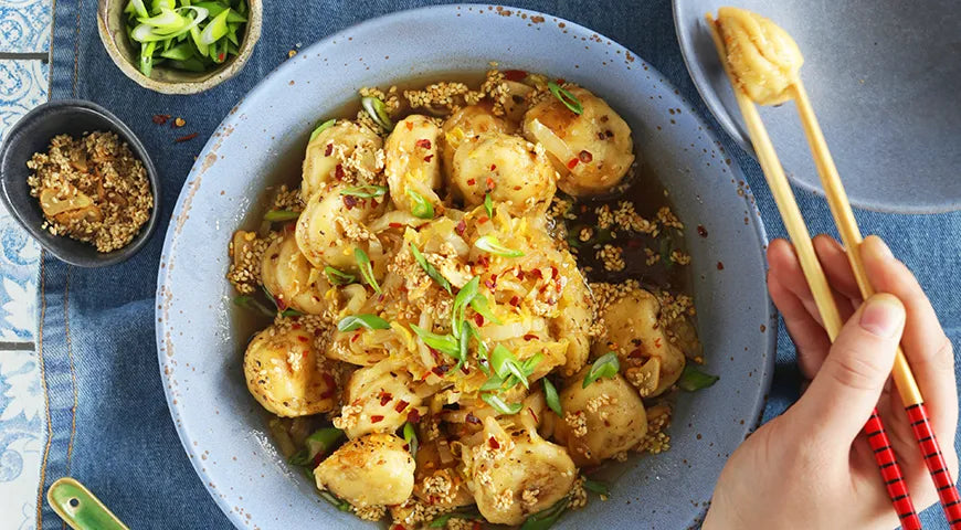 Sesame Dumplings in Spicy Broth - Walfosbrand.com