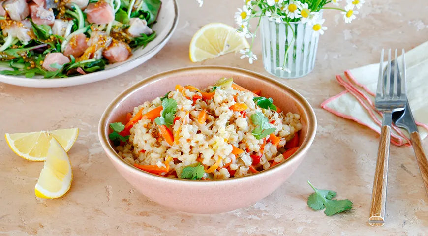 Vegetable Pearl Barley Pilaf (Vegetable Plov) - Walfosbrand.com