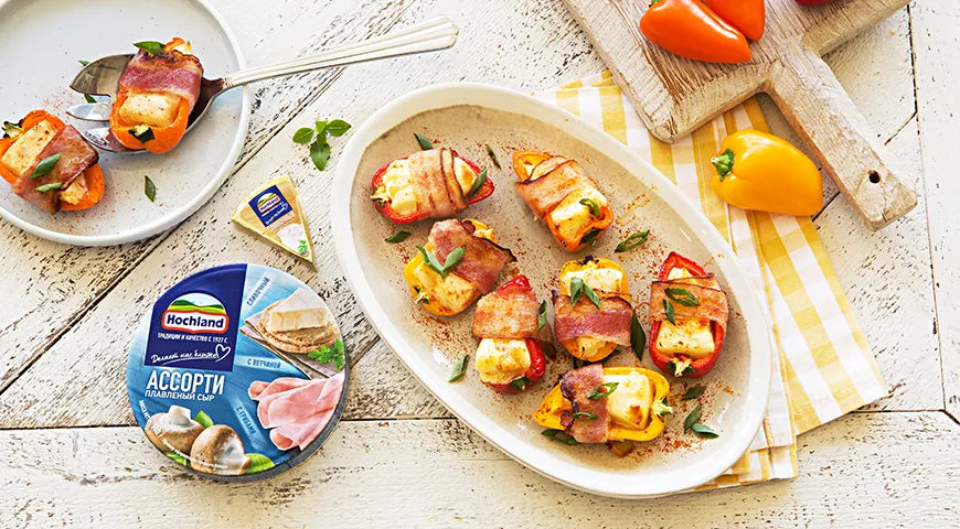 Cheese Peppers with Chorizo or Bacon - Walfosbrand.com