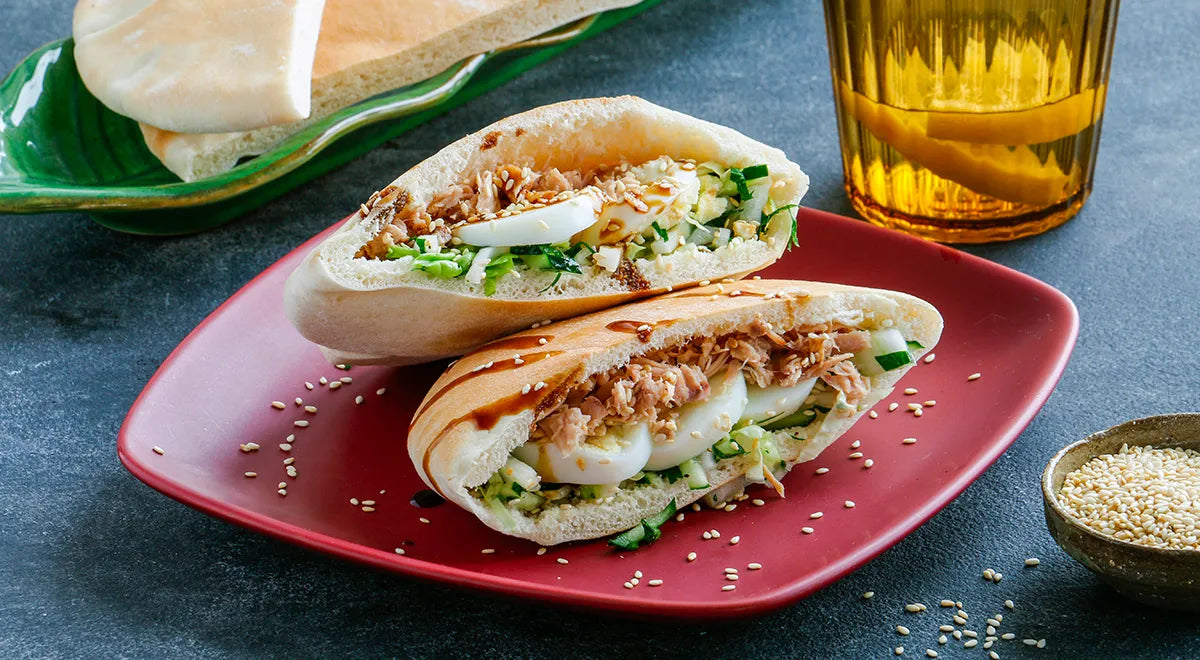 Tuna and Egg Pita Pocket Sandwich: A Hearty Russian-Inspired Lunch - Walfosbrand.com