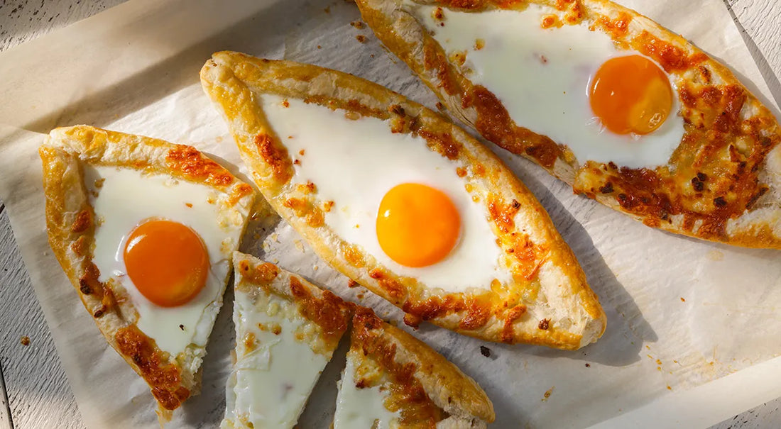 Khachapuri from Puff Pastry A La Adjarian - Walfosbrand.com