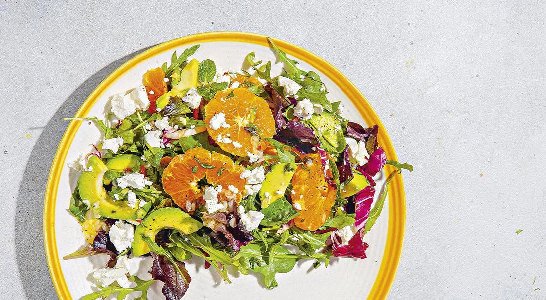 Mandarin and Avocado Salad with Spicy Dressing - Walfosbrand.com