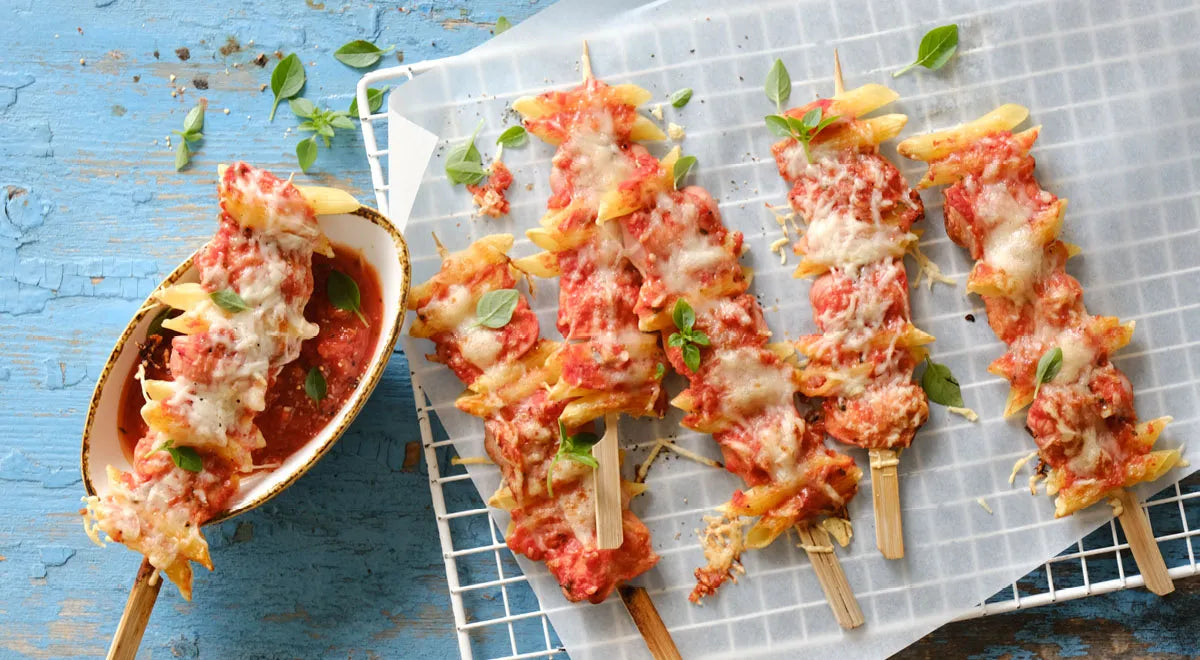 Pasta Pizza on Skewers - Walfosbrand.com