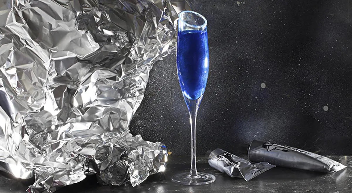 Blue Curacao Mimosa with Sparkling Wine - Walfosbrand.com
