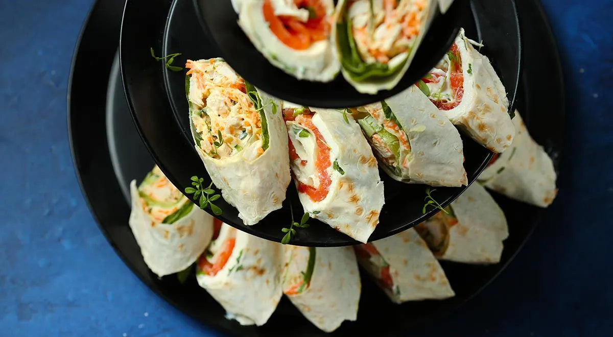 Festive Lavash Roll with Fish and Chicken Fillings - Walfosbrand.com