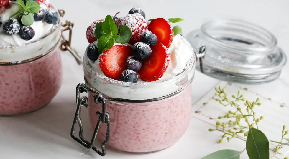 Winter Chia Pudding with Berries - Walfosbrand.com