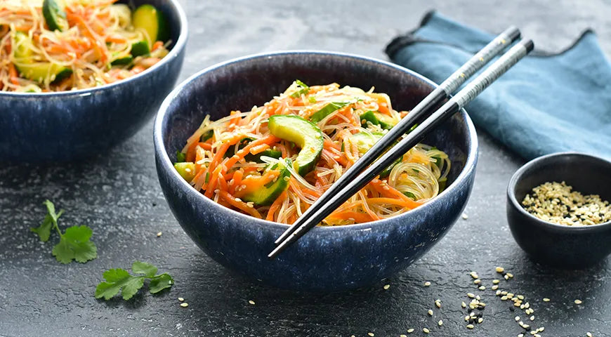Funchoza with Carrots and Cucumbers - Walfosbrand.com