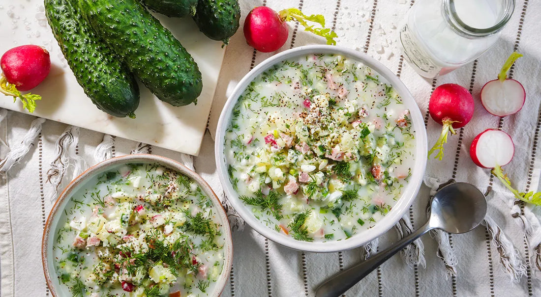 Okroshka with Tan: A Refreshing Russian Summer Soup - Walfosbrand.com
