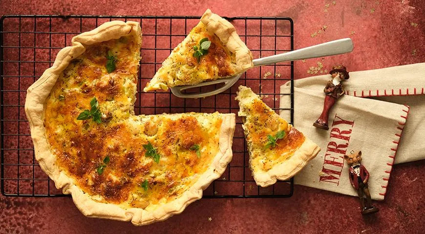 Open-Faced White Fish and Leek Tart - Walfosbrand.com