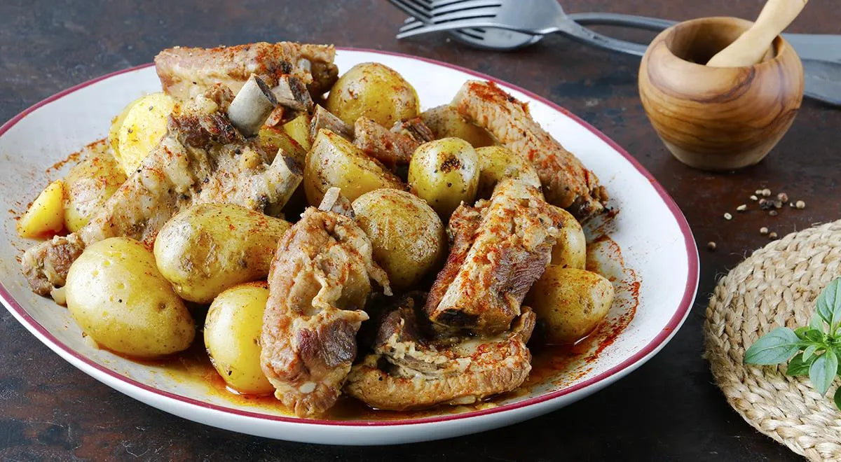 Braised Potatoes with Pork Ribs - Walfosbrand.com