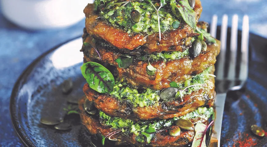 Zucchini Pancakes with Seaweed - Walfosbrand.com
