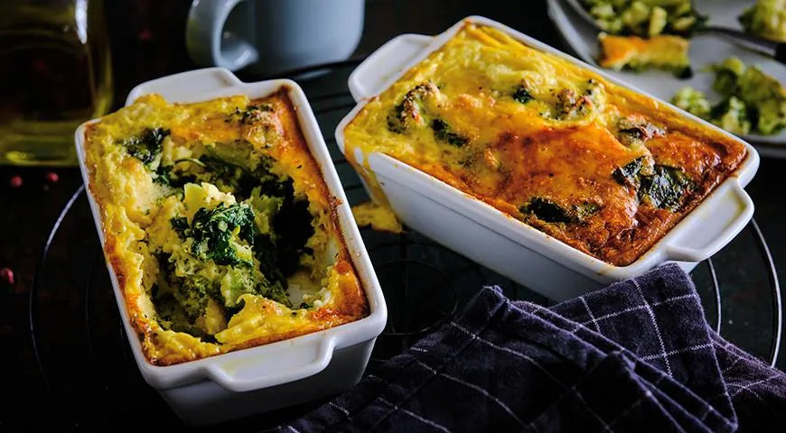 Cheese Casserole with Broccoli and Spinach - Walfosbrand.com