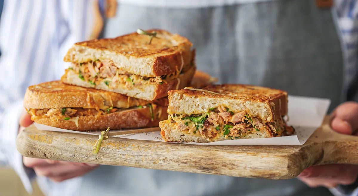 Hot Tuna and Kimchi Melt Sandwich - Walfosbrand.com
