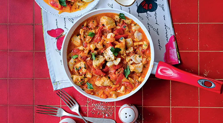White Fish Ragù with Roasted Bell Peppers - Walfosbrand.com