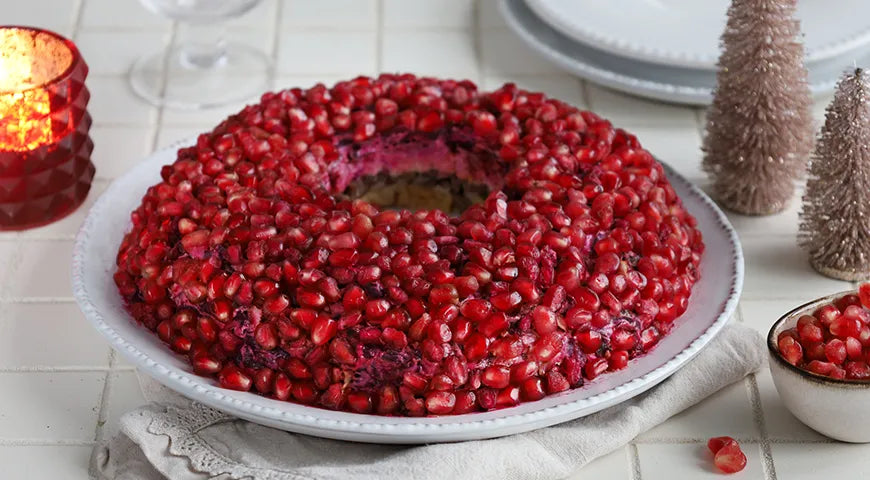 Pomegranate Bracelet Salad with Beef - Walfosbrand.com