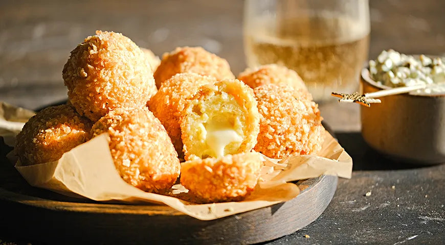Spicy Tomato & Cheese Potato Balls - Walfosbrand.com