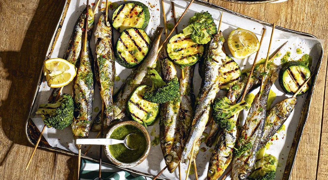 Grilled Smelt with Vegetables - Walfosbrand.com