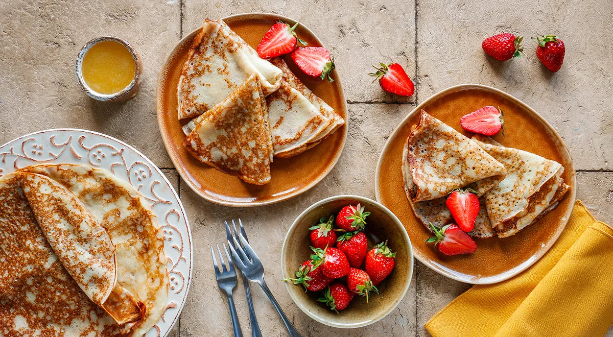 Kefir Pancakes with Honey Butter - Walfosbrand.com