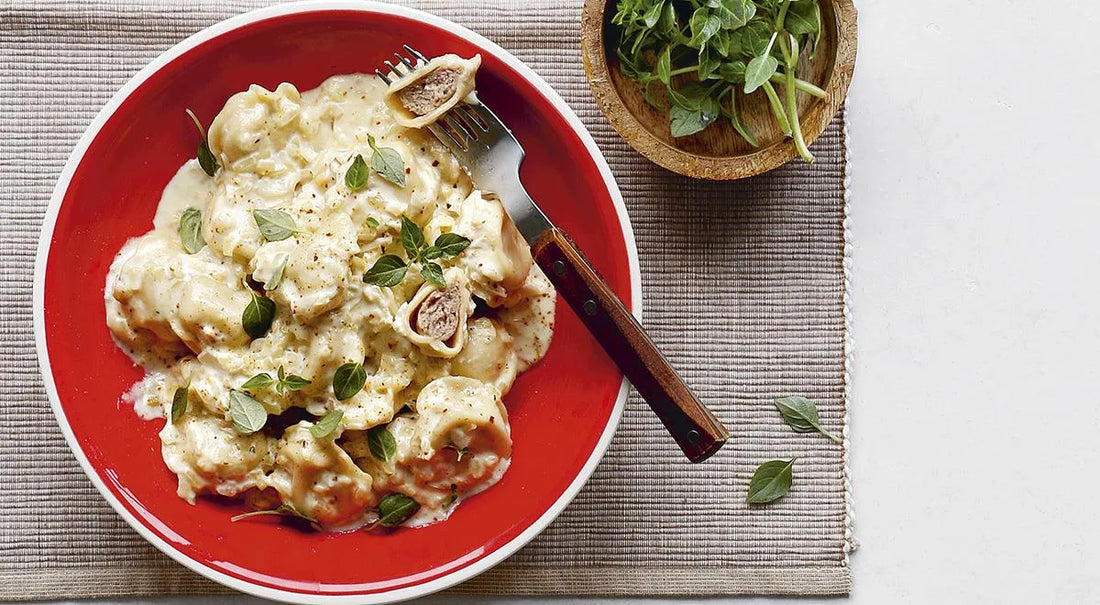 Pelmeni in Creamy Ginger Sauce - Walfosbrand.com