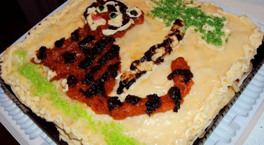 Tiger Cub Cake - New Year's Puff Pastry Dessert with Dried Fruit Cream - Walfosbrand.com