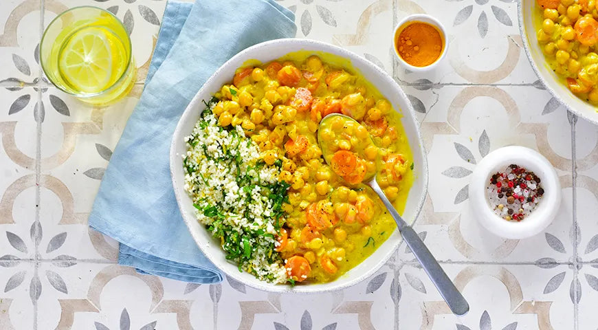 Chickpea and Young Carrot Curry with Coconut Sauce - Walfosbrand.com