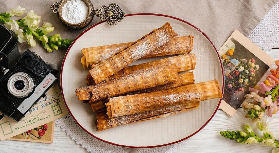 Classic Soviet-Style Wafer Rolls (Vafli-Trubochki) - Walfosbrand.com