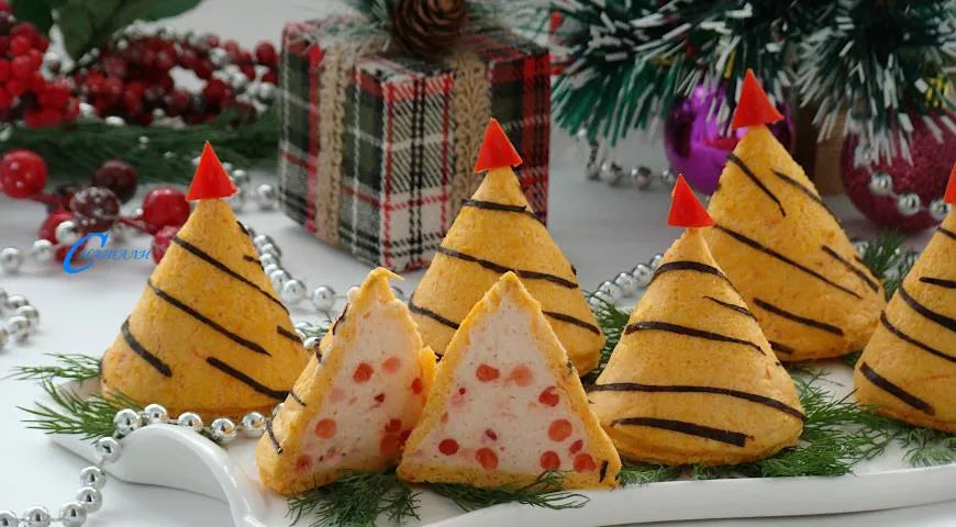 Little Christmas Tree Appetizer (Zakuska Elochka) - Walfosbrand.com