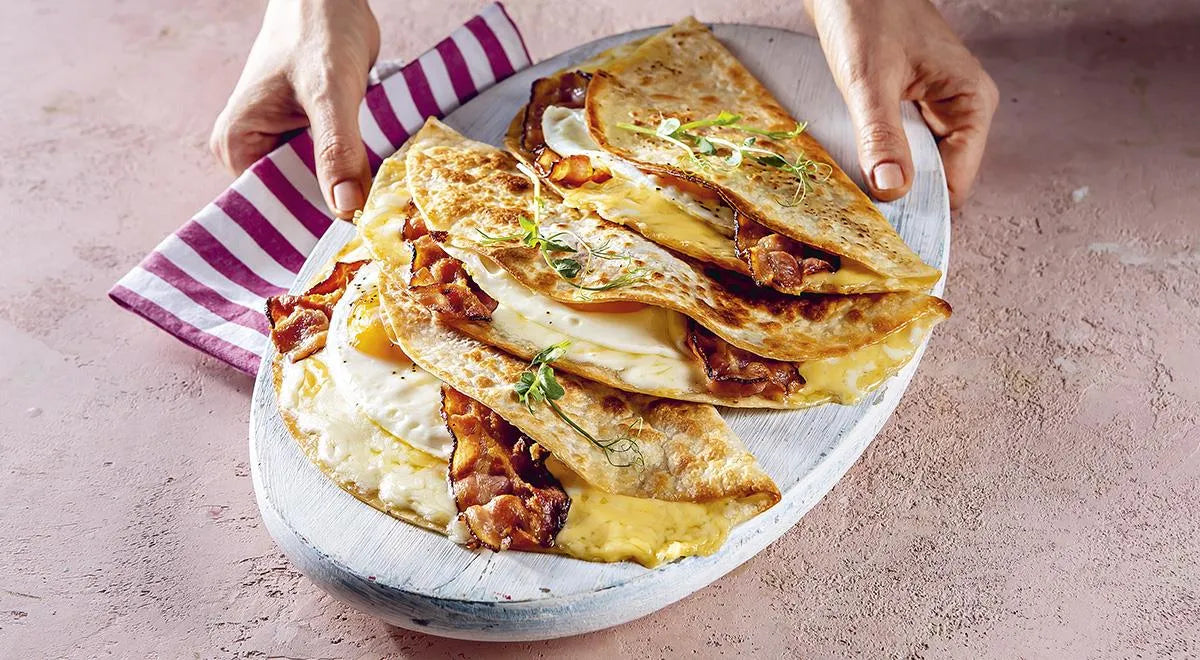 Crispy Bacon and Cheese Quesadilla - Walfosbrand.com