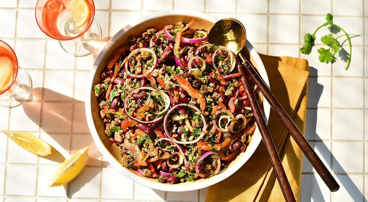 Beef and Walnut Salad with Spiced Vinaigrette - Walfosbrand.com