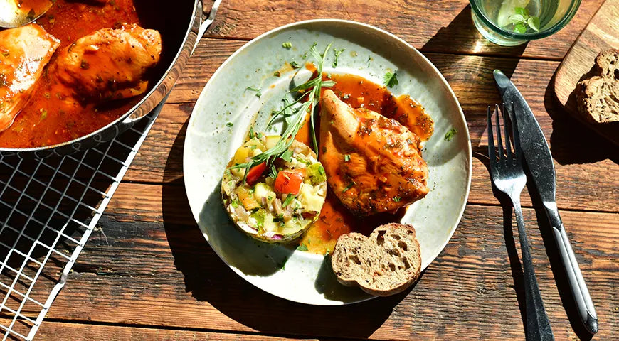 Chicken Breast Poached in Tomato Sauce - Walfosbrand.com