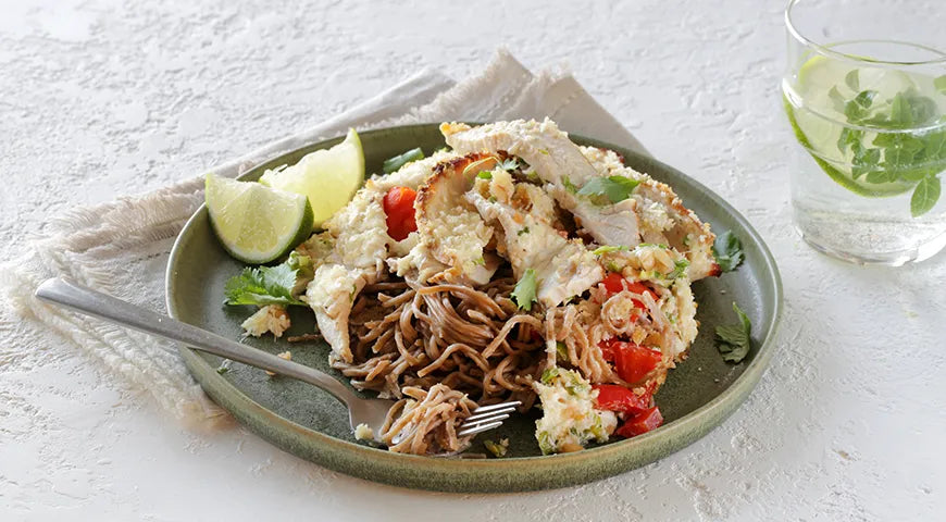 Baked Soba with Turkey and Vegetables - Walfosbrand.com